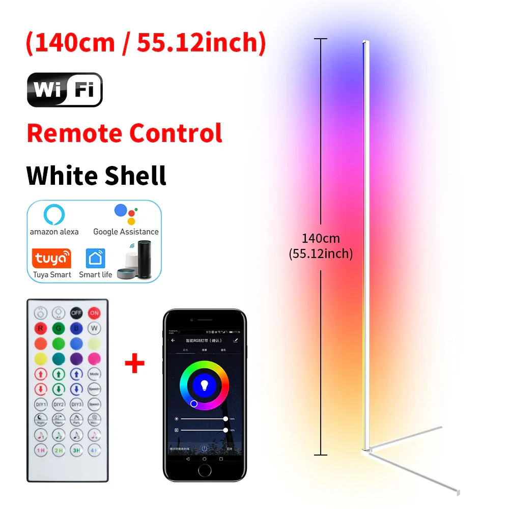 Smart RGB Corner Floor Lamp