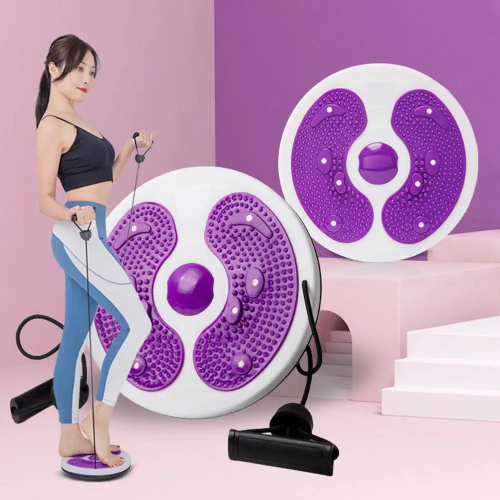 Waist Rotating Disc with Foot Sole Massager!