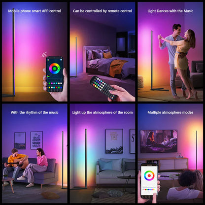 Smart RGB Corner Floor Lamp