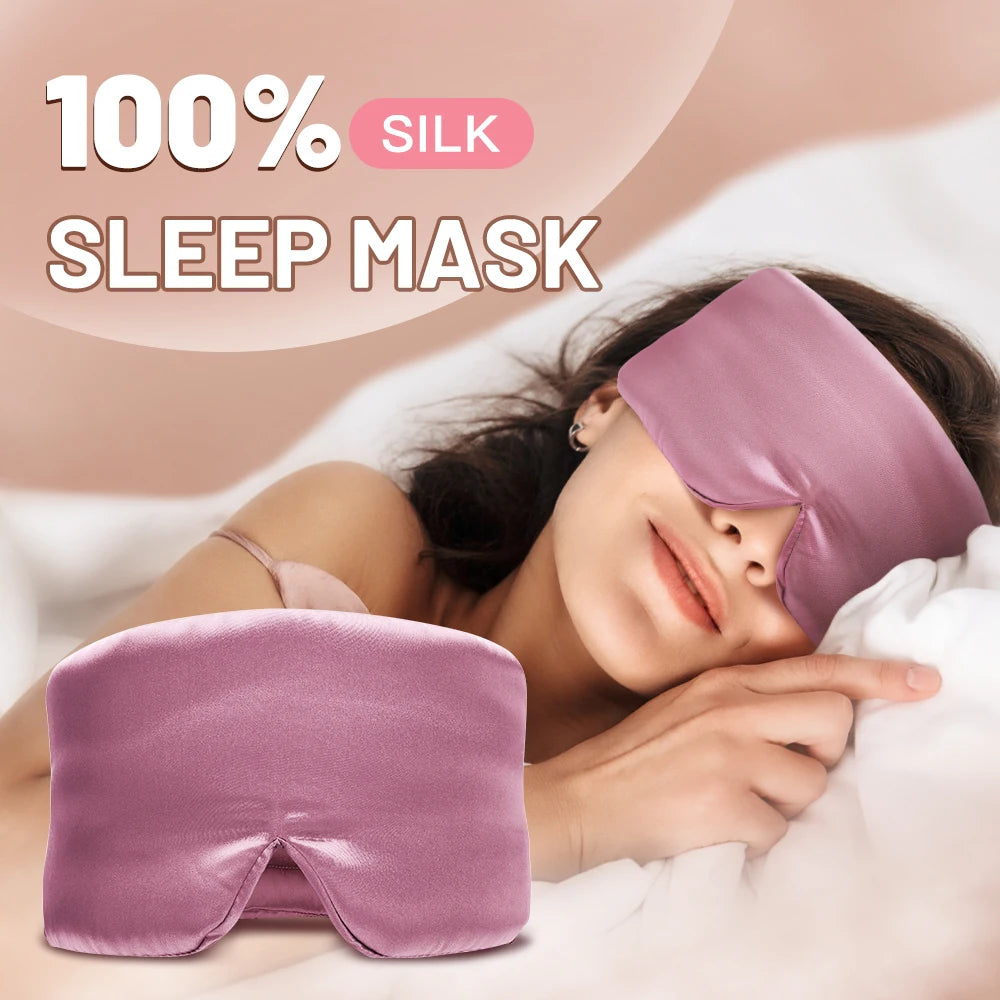 Natural Mulberry Silk Sleeping Mask!