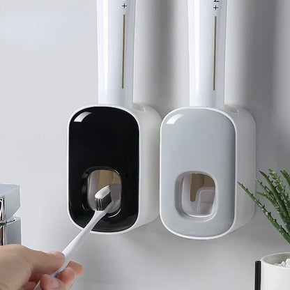 Toothpaste Dispenser &amp; Toothbrush Holder!