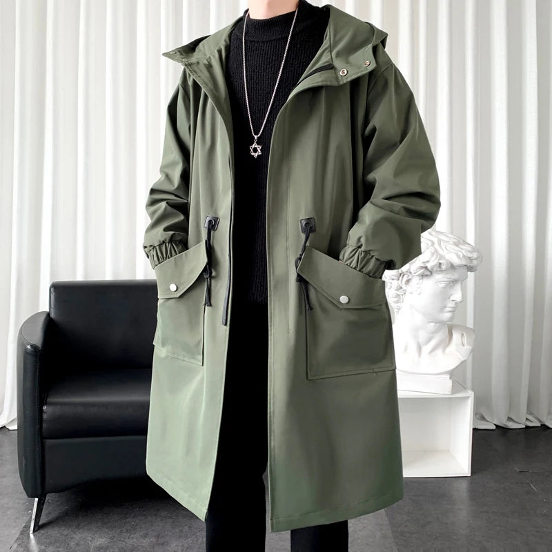 Minimalist Hooded Trench!