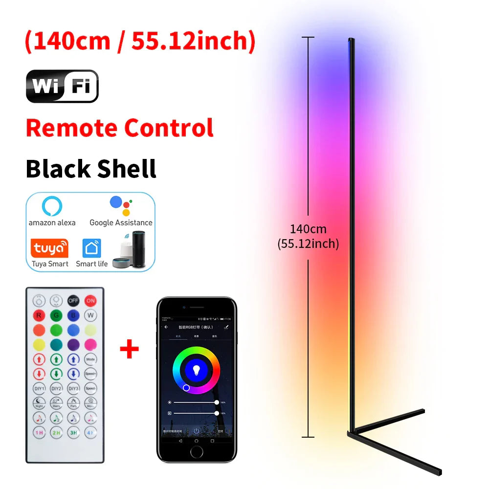 Smart RGB Corner Floor Lamp