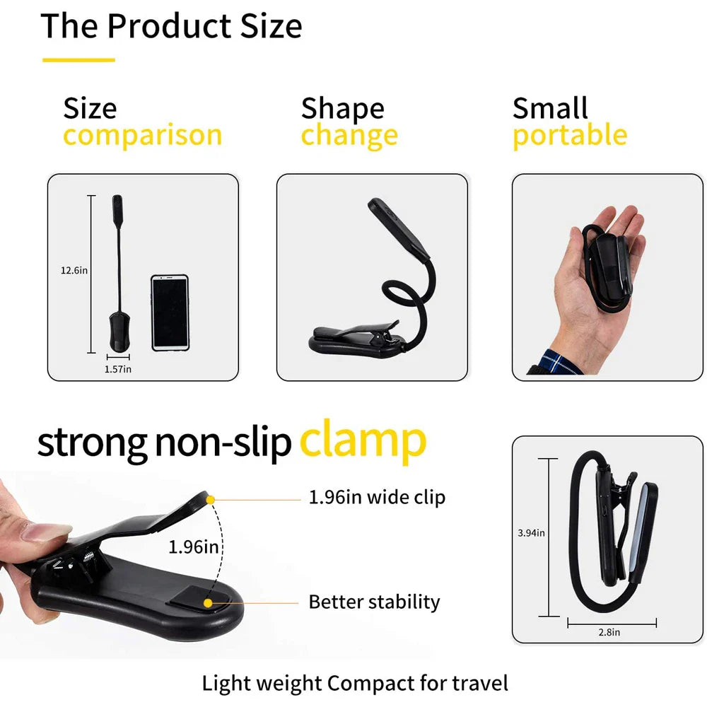 USB Rechargeable Book Light