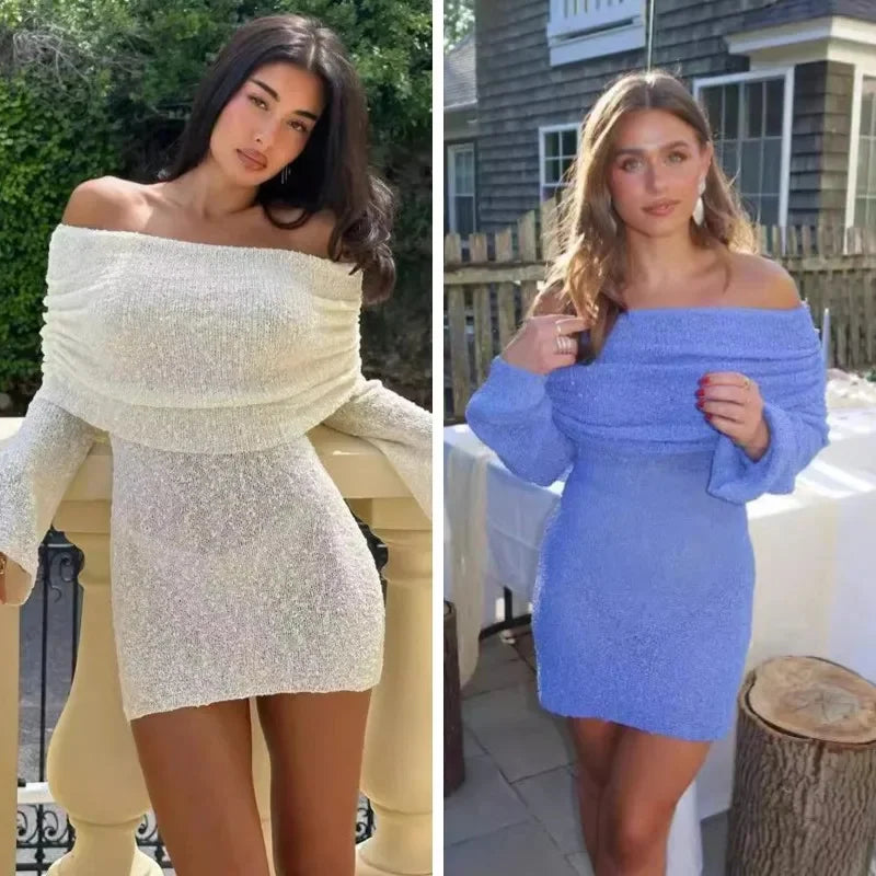 Sexy Off-Shoulder Mini Dress