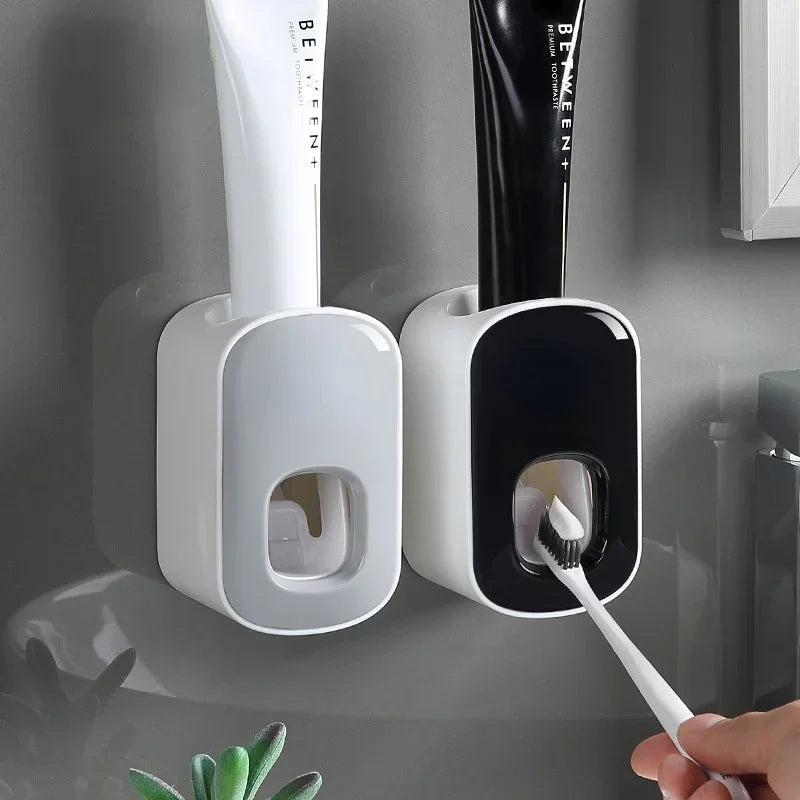 Toothpaste Dispenser &amp; Toothbrush Holder!