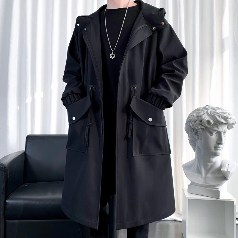 Minimalist Hooded Trench!