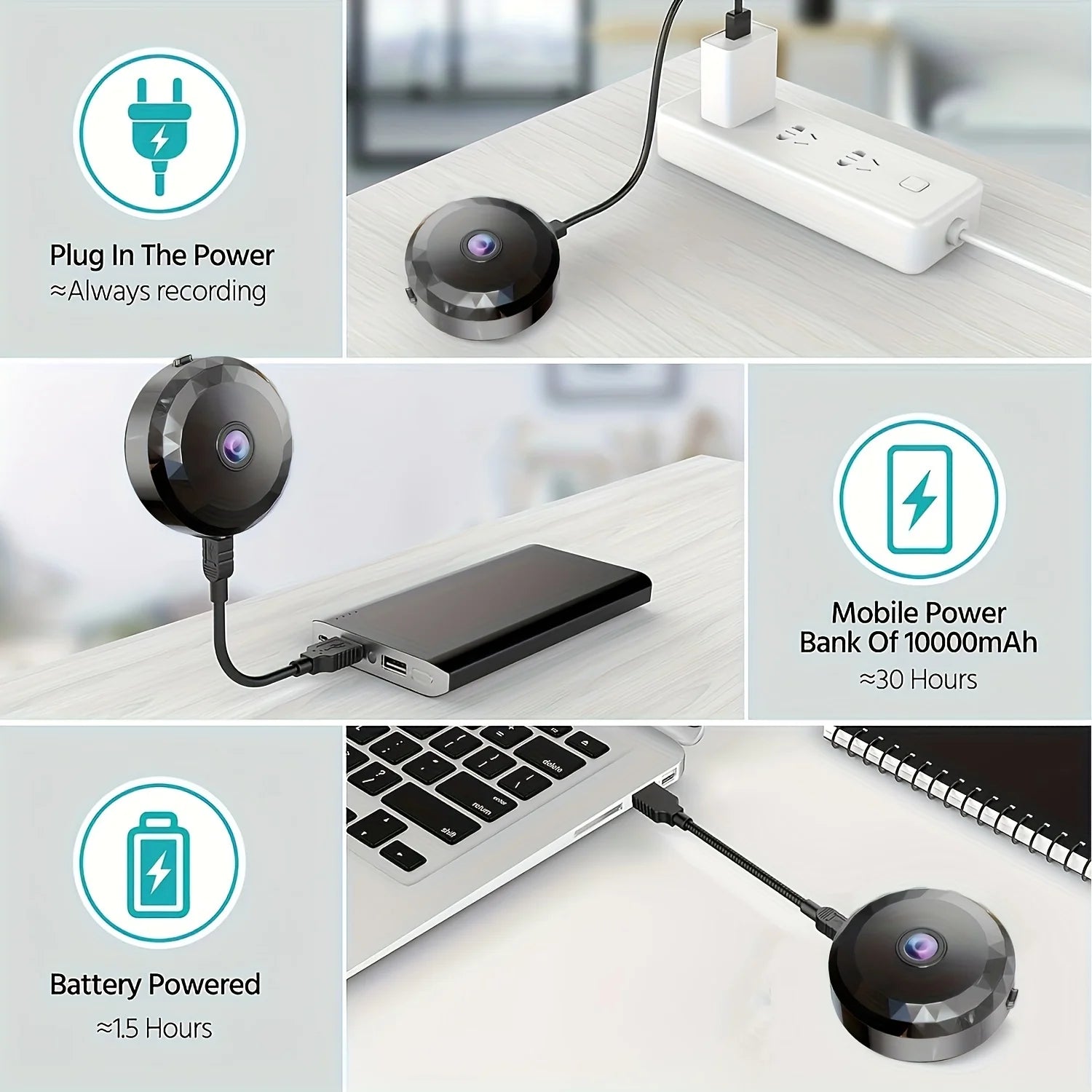 Wireless WiFi Camera HD Voice Recorder