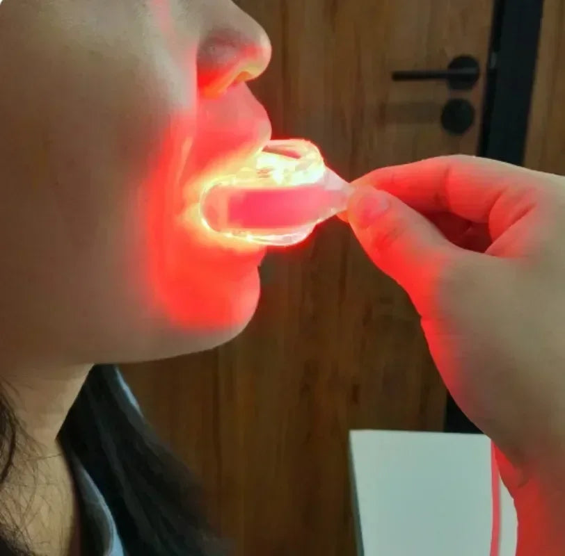 Red Led Light Mouth Therapy!