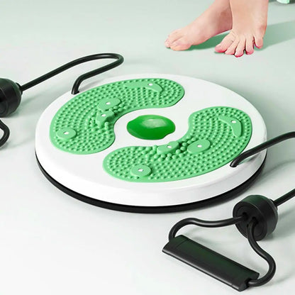 Waist Rotating Disc with Foot Sole Massager!