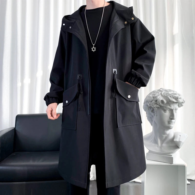 Minimalist Hooded Trench!