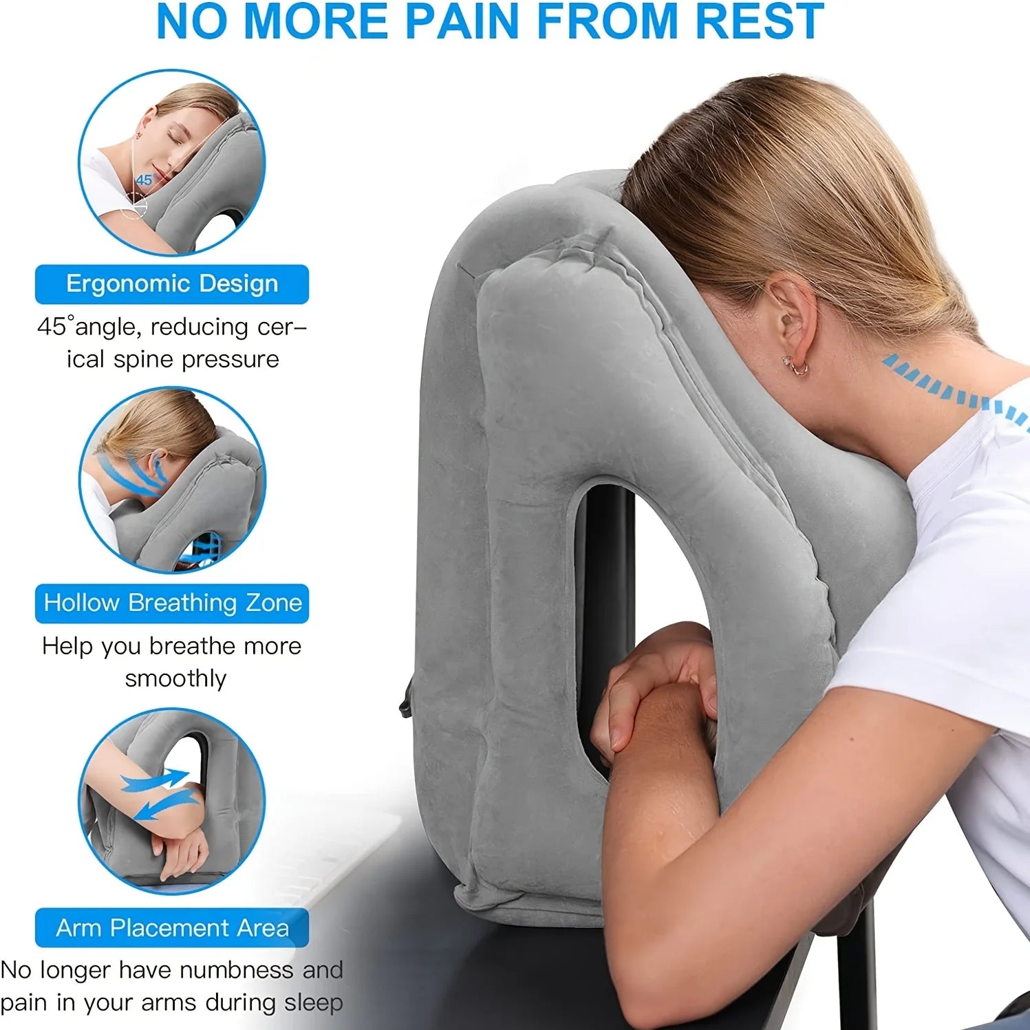 Inflatable Travel Pillow