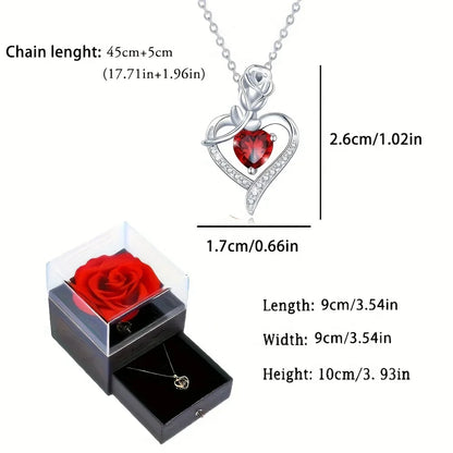 Luxury Zircon Heart Necklace