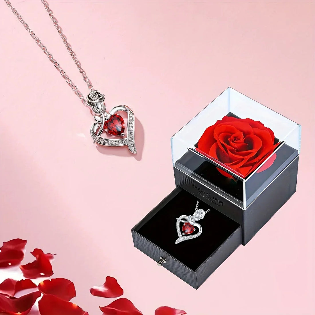 Luxury Zircon Heart Necklace