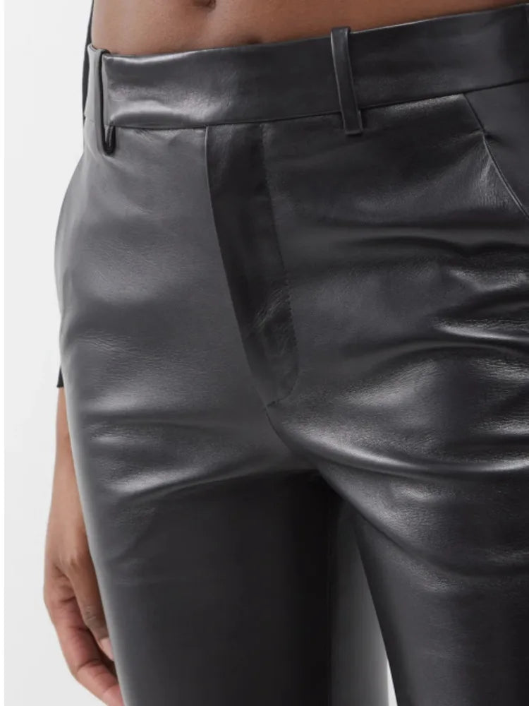 Pu Leather High Waist Pants!