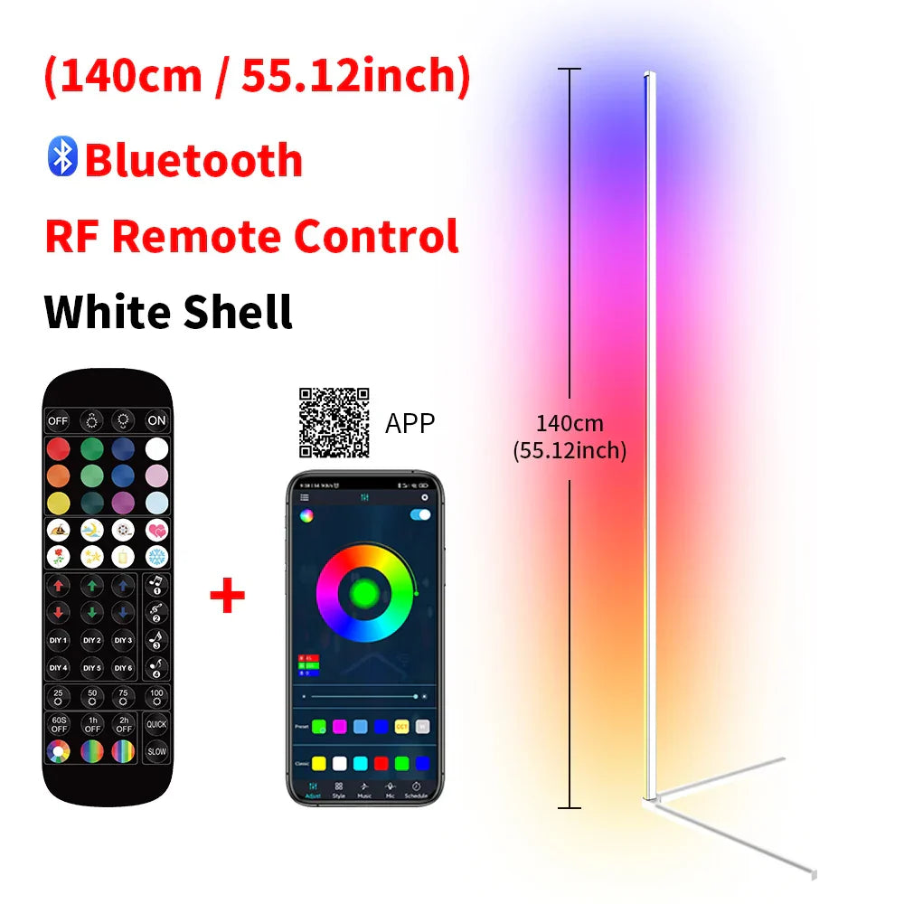 Smart RGB Corner Floor Lamp